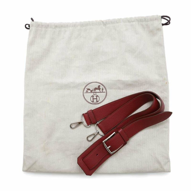 エルメス ジプシエール31 ルビー/シルバー金具 トリヨンクレマンス □R刻印 HERMES バッグ