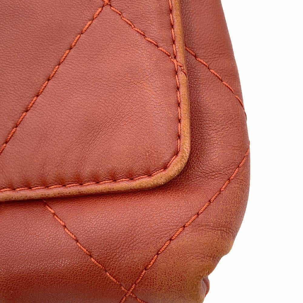 シャネル チェーンショルダーバッグ マトラッセ ココマーク ワイルドステッチ ダブルチェーン ラムスキン CHANEL