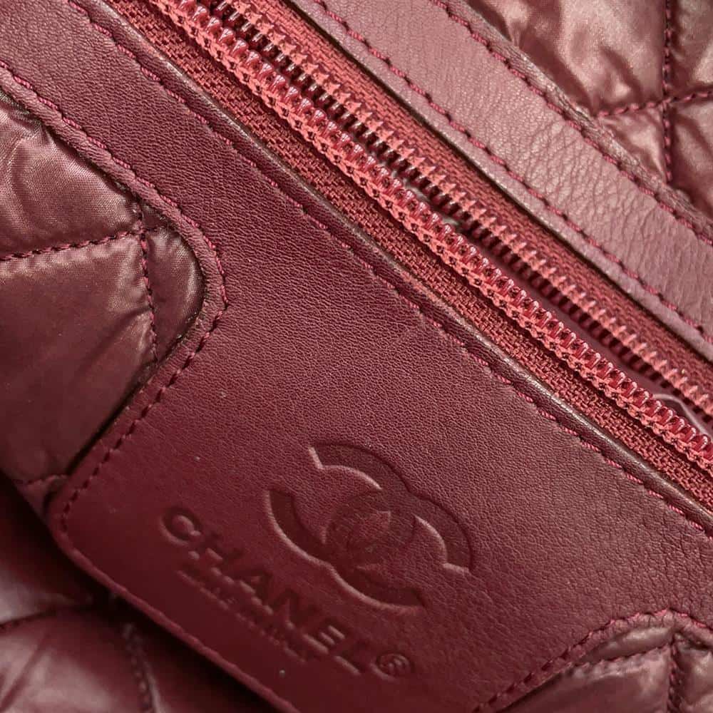 シャネル トートバッグ コココクーン ココマーク ナイロン CHANEL 黒