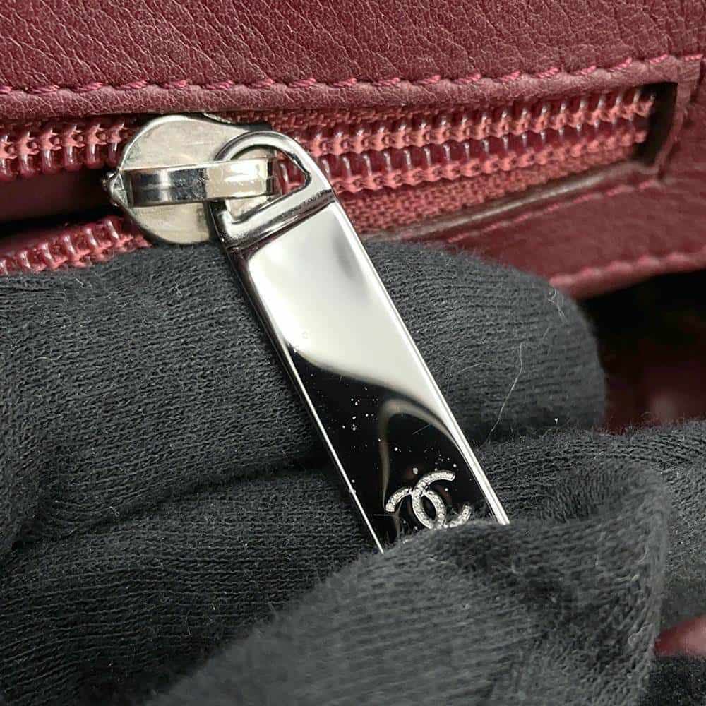 シャネル トートバッグ コココクーン ココマーク ナイロン CHANEL 黒