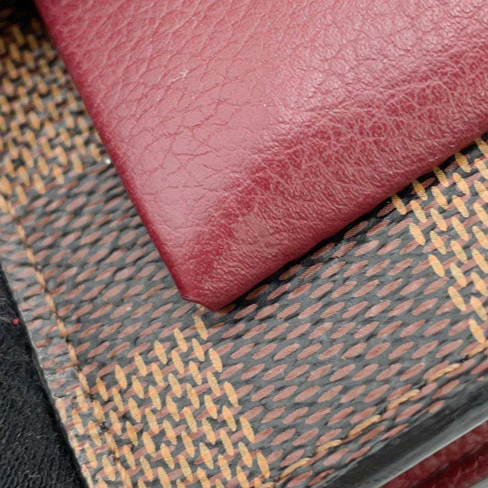 ルイヴィトン チェーンウォレット ダミエ・エベヌ ポルトフォイユ・ヴァヴァン チェーン N60222 LOUIS VUITTON 財布 クラッチ