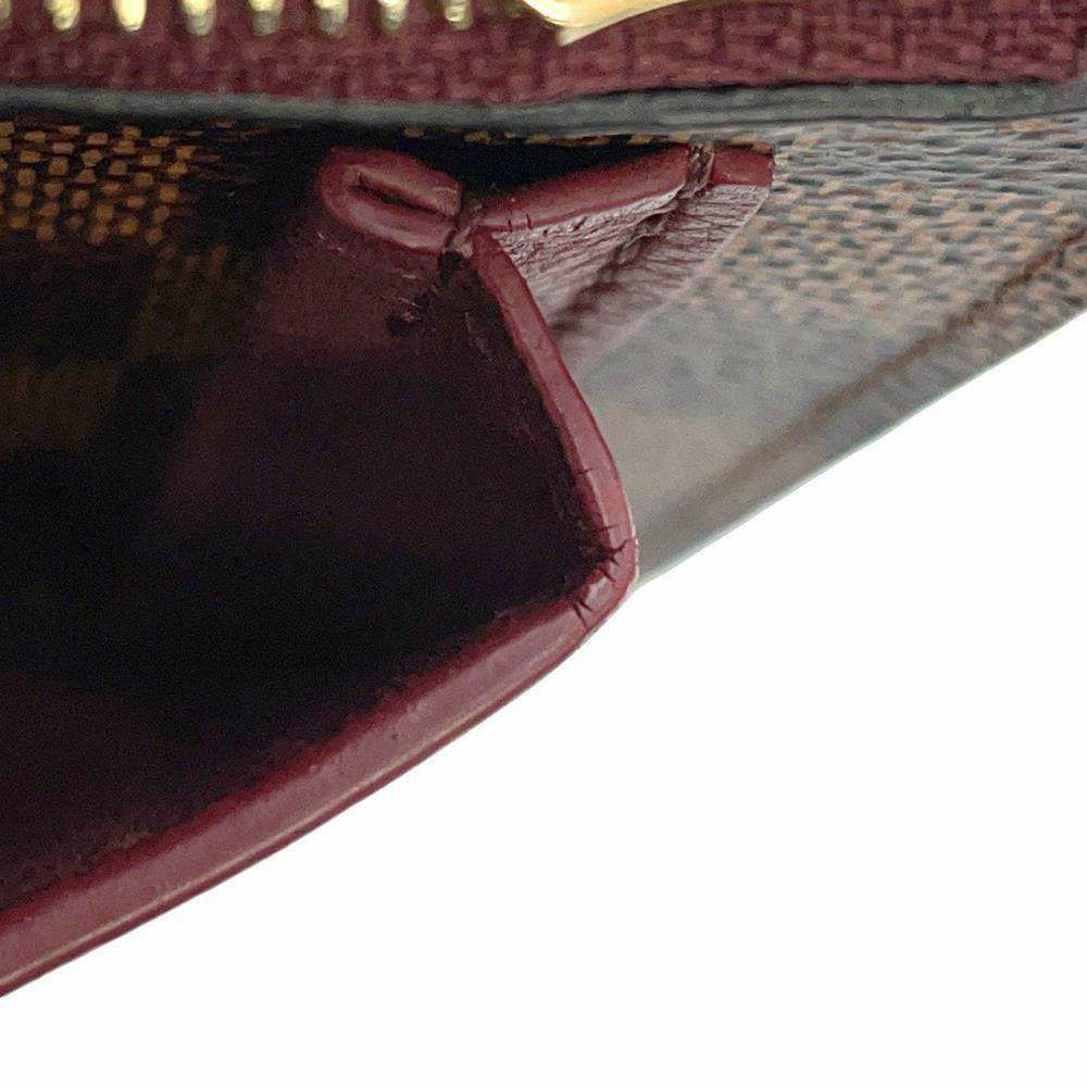 ルイヴィトン チェーンウォレット ダミエ・エベヌ ポルトフォイユ・ヴァヴァン チェーン N60222 LOUIS VUITTON 財布 クラッチ