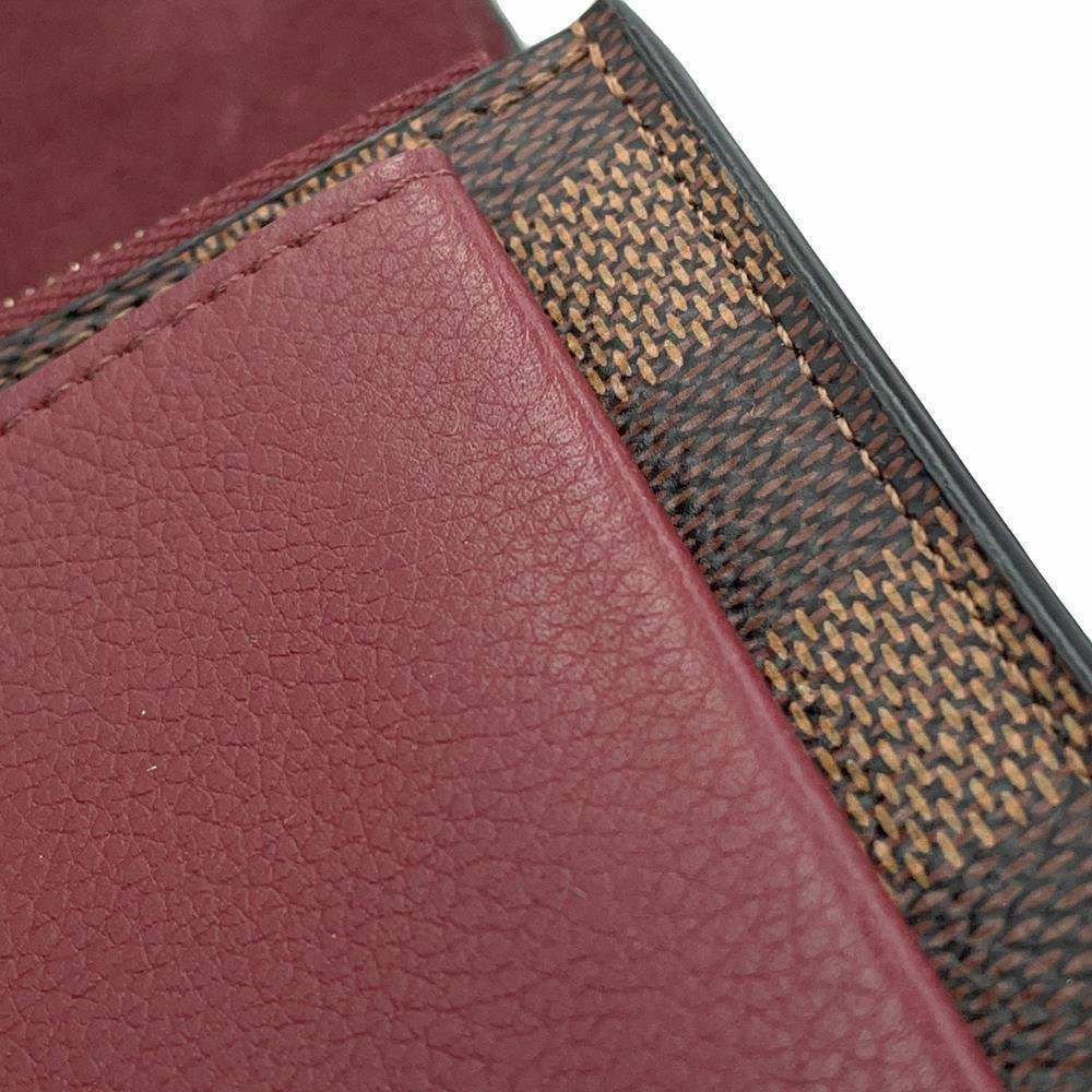 ルイヴィトン チェーンウォレット ダミエ・エベヌ ポルトフォイユ・ヴァヴァン チェーン N60222 LOUIS VUITTON 財布 クラッチ