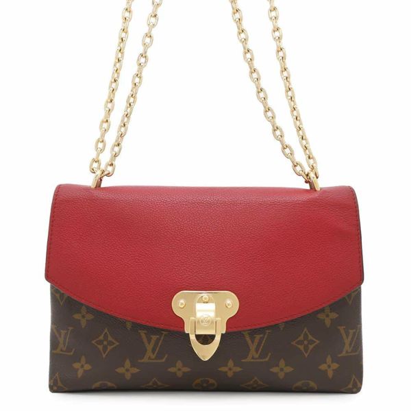 ルイヴィトン ショルダーバッグ モノグラム サン・プラシード M43713 LOUIS VUITTON レッド