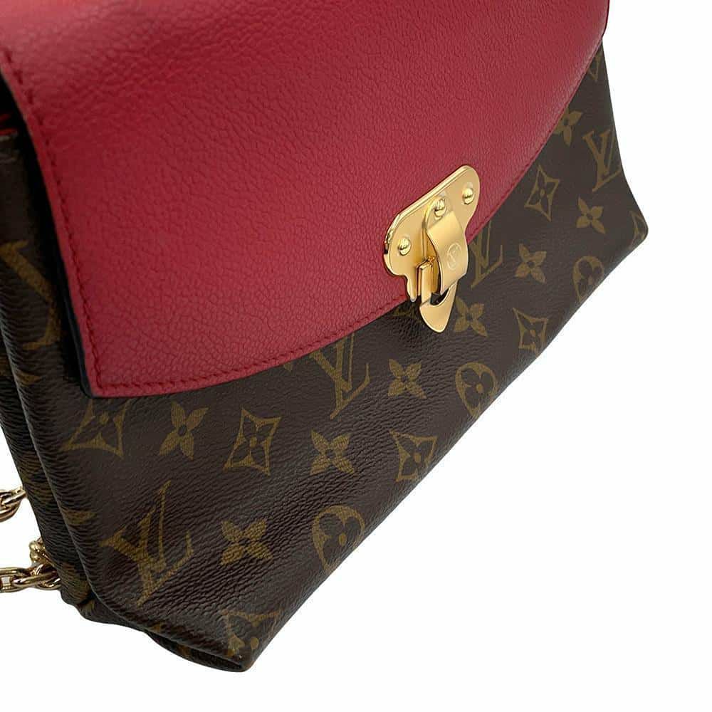 ルイヴィトン ショルダーバッグ モノグラム サン・プラシード M43713 LOUIS VUITTON レッド