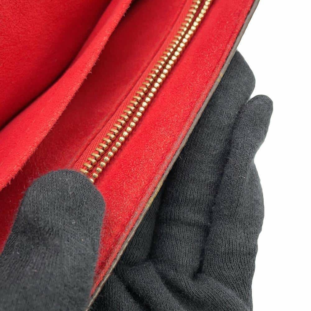 ルイヴィトン ショルダーバッグ モノグラム サン・プラシード M43713 LOUIS VUITTON レッド