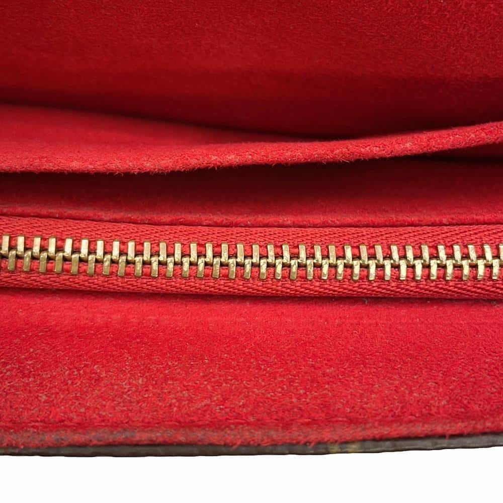 ルイヴィトン ショルダーバッグ モノグラム サン・プラシード M43713 LOUIS VUITTON レッド