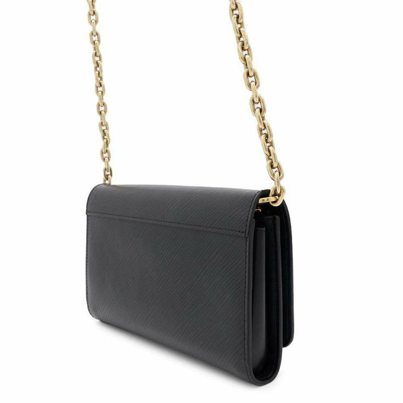 ルイヴィトン チェーンウォレット エピ スパンコール ポルトフォイユ・ツイスト チェーン フクロウ M62334 黒 ブラック 財布