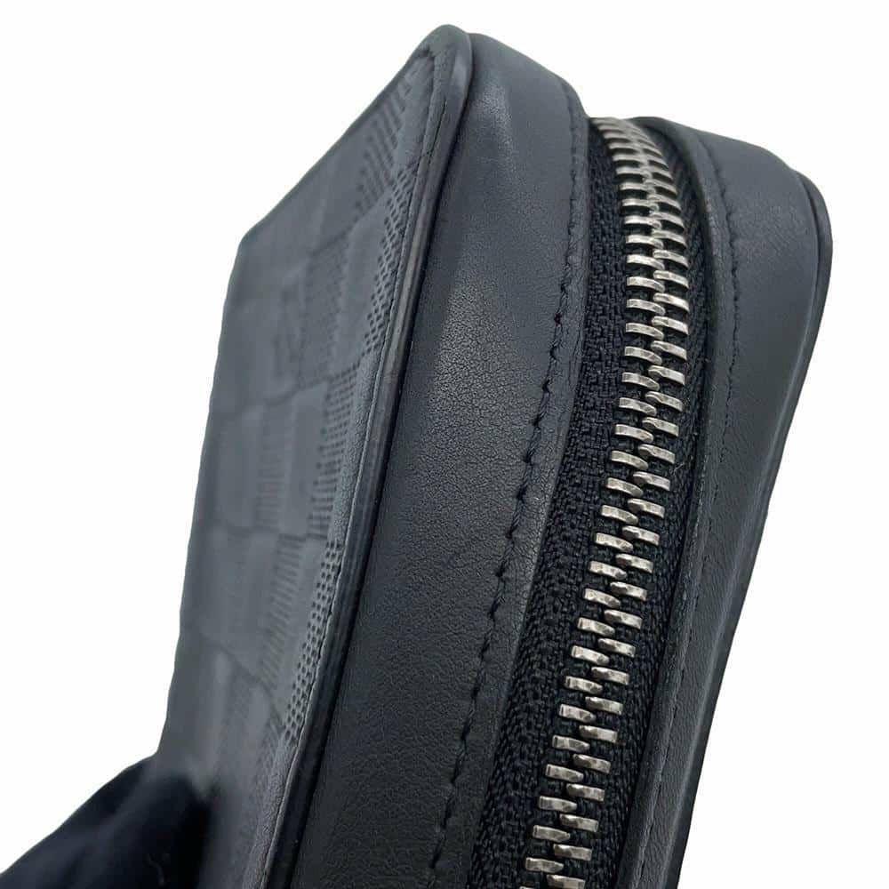 ルイヴィトン 長財布 ダミエ・アンフィニ ジッピー XL N61254 オニキス LOUIS VUITTON ハンドル付き ヴィトン 財布 メンズ