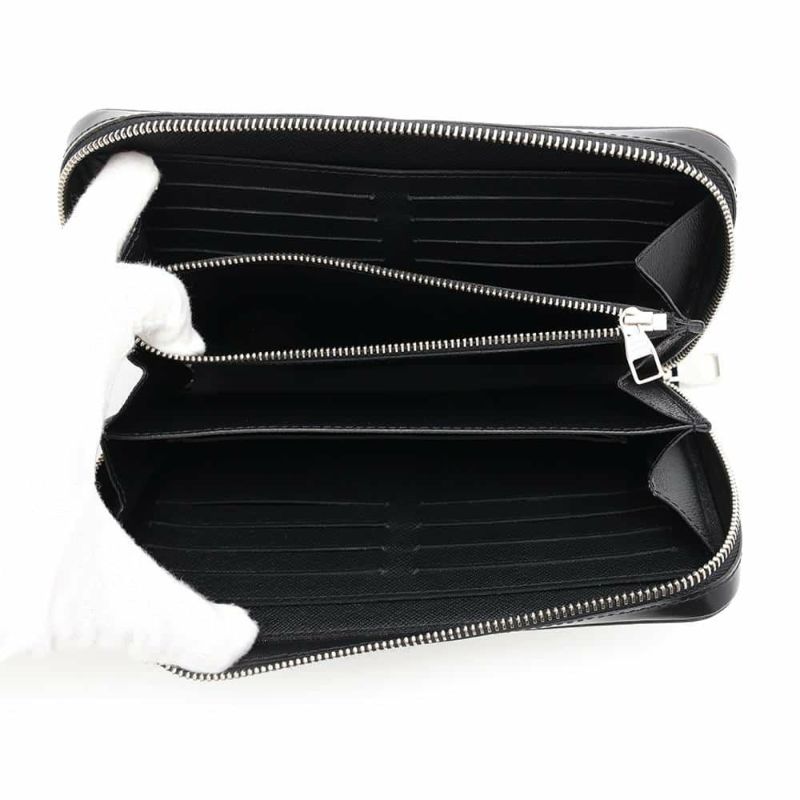 ルイヴィトン 長財布 ダミエ・グラフィット ジッピーXL ハンドル付き N41503 LOUIS VUITTON 財布 ブラック 黒