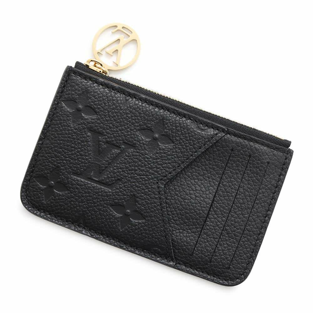 ルイヴィトン カードケース モノグラム・アンプラント ポルト カルト・ロミー M81883 LOUIS VUITTON ブラック 黒 小銭入れ