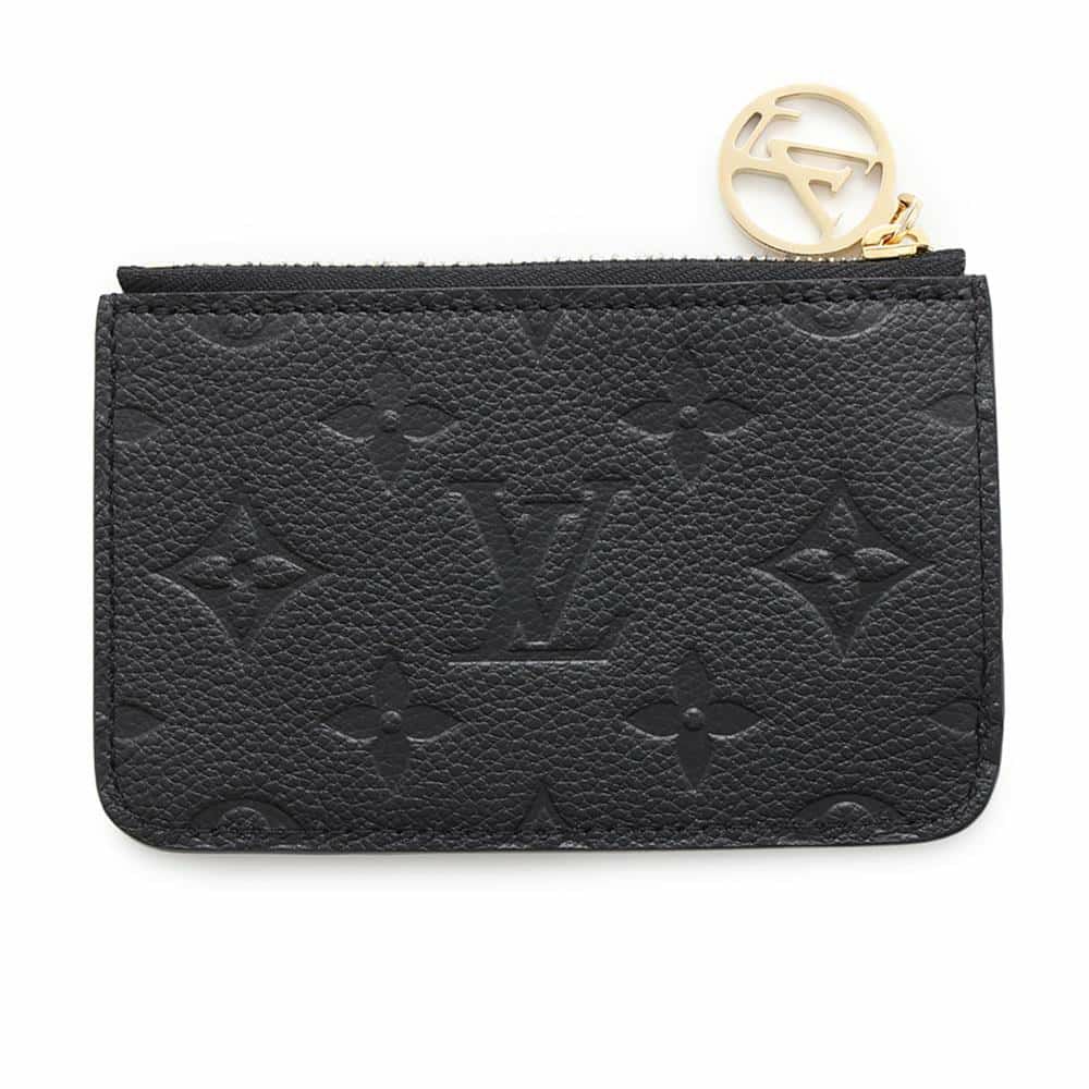ルイヴィトン カードケース モノグラム・アンプラント ポルト カルト・ロミー M81883 LOUIS VUITTON ブラック 黒 小銭入れ