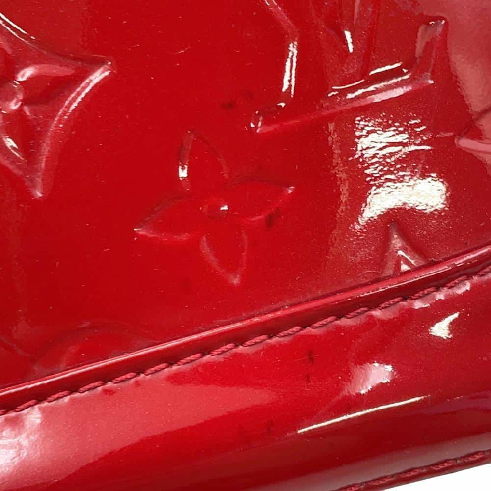 ルイヴィトン ハンドバッグ モノグラム・ヴェルニ アルマBB M90174 LOUIS VUITTON 2way レッド