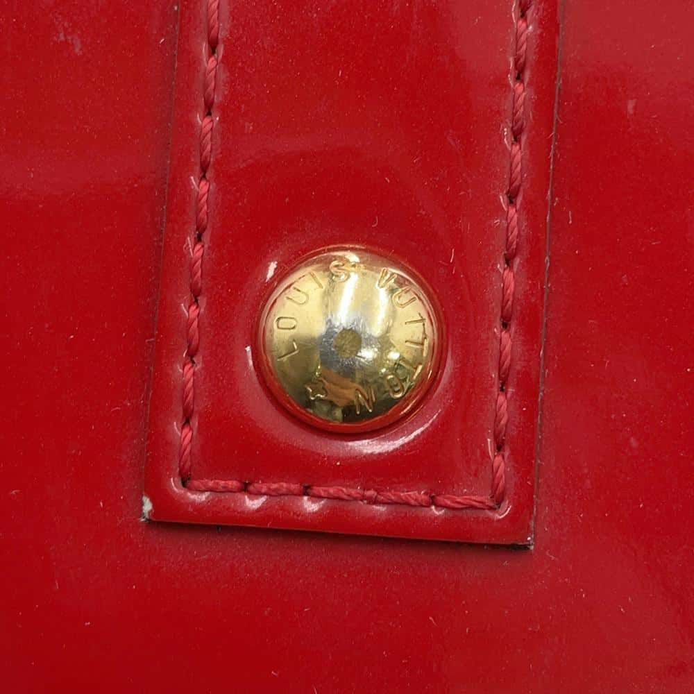 ルイヴィトン ハンドバッグ モノグラム・ヴェルニ アルマBB M90174 LOUIS VUITTON 2way レッド