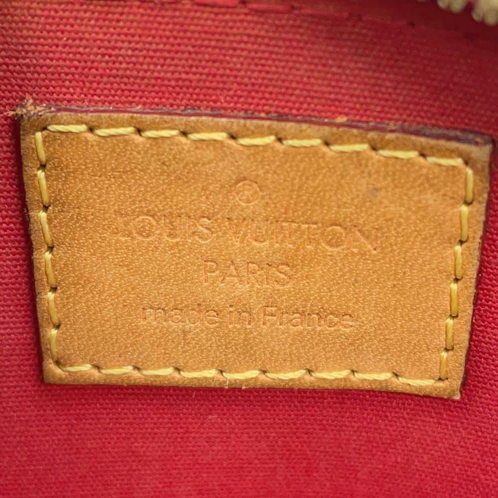 ルイヴィトン ハンドバッグ モノグラム・ヴェルニ アルマBB M90174 LOUIS VUITTON 2way レッド