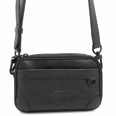 ルイヴィトン ショルダーバッグ モノグラム・シャドウ アルファ・ウェアラブルウォレット M82544 LOUIS VUITTON 黒 ブラック 安心保証