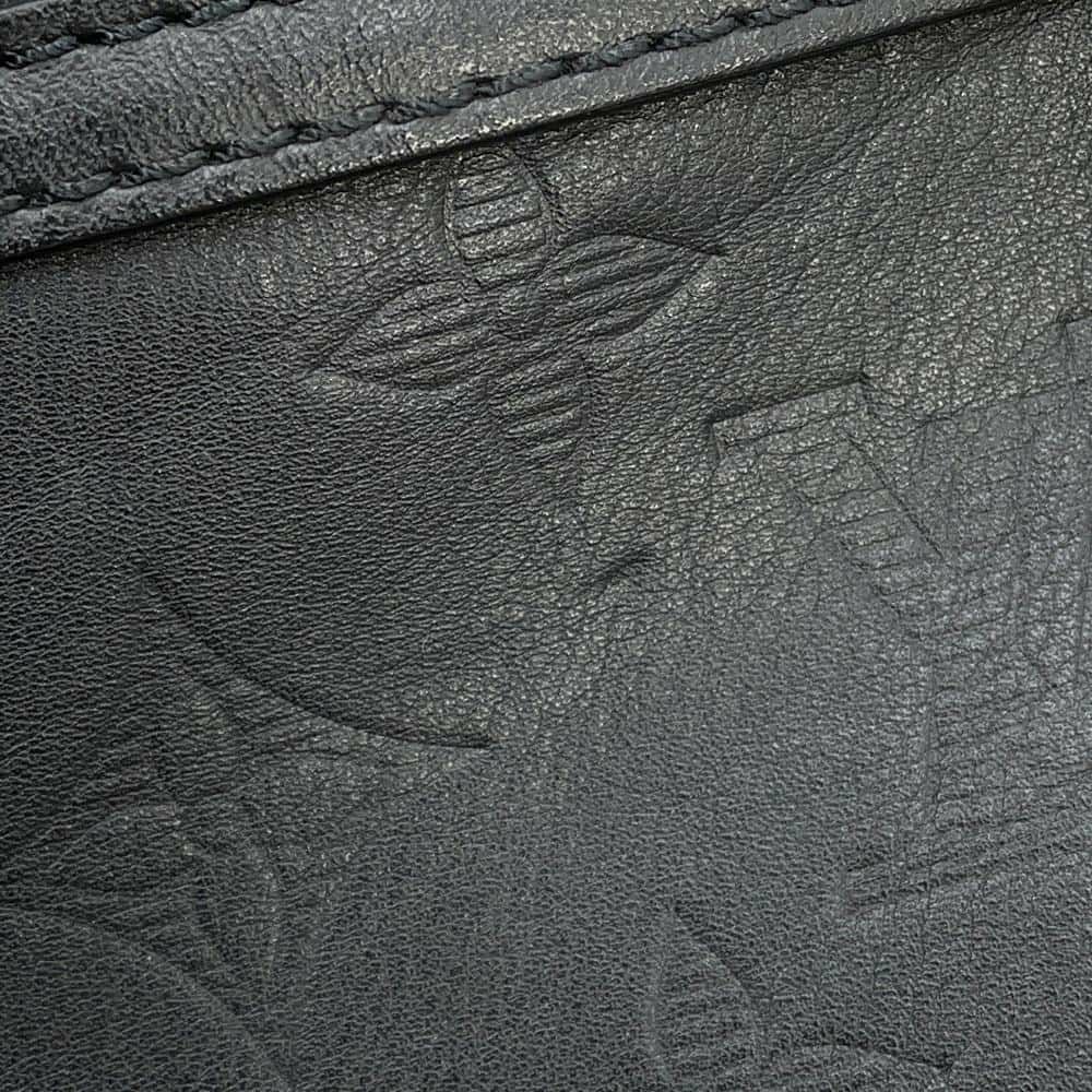 ルイヴィトン ショルダーバッグ モノグラム・シャドウ フラット・メッセンジャー M44635 LOUIS VUITTON ポーチ ブラック 黒