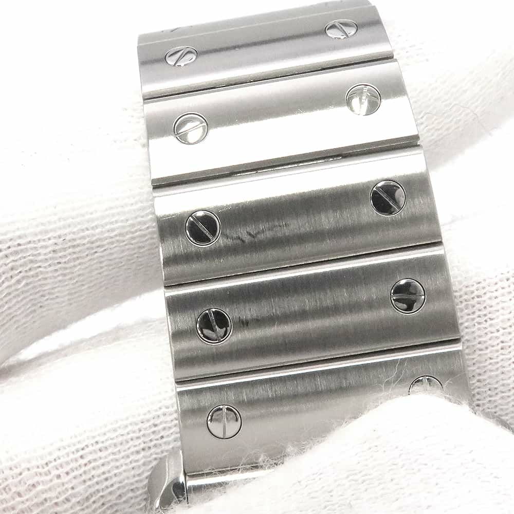 カルティエ サントス ドゥ カルティエ LM WSSA0018 Cartier 腕時計 シルバー文字盤