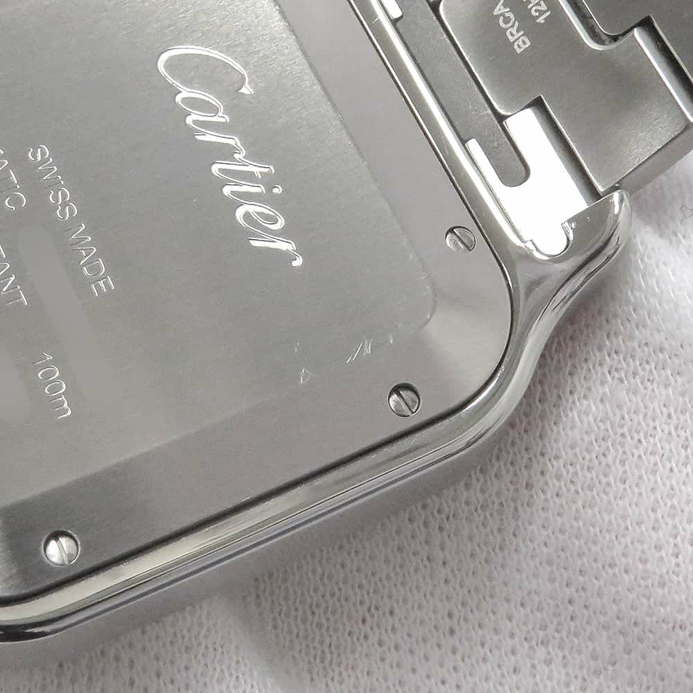 カルティエ サントス ドゥ カルティエ LM WSSA0018 Cartier 腕時計 シルバー文字盤