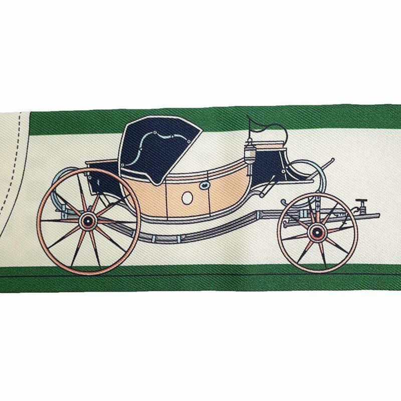 エルメス スカーフ ツイリー Les Voitures Nouvelles 馬車の変遷 シルク HERMES
