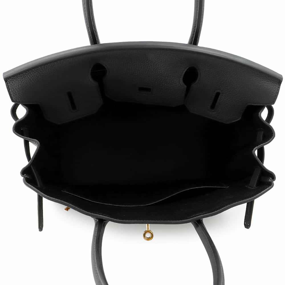 エルメス バーキン30 ブラック/ゴールド金具 トゴ W刻印 HERMES Birkin ハンドバッグ 黒