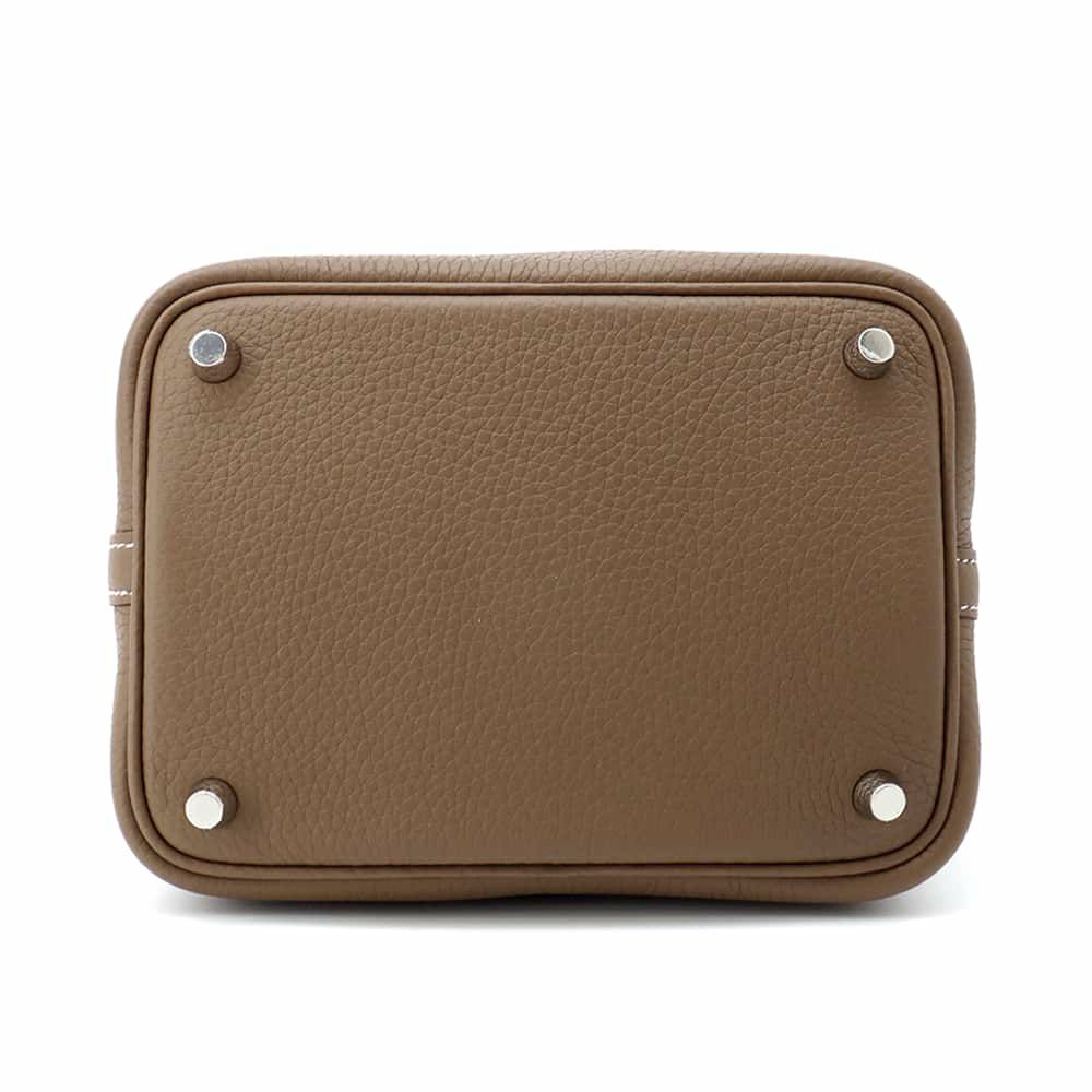 エルメス ピコタンロックPM タッチ エトゥープ/シルバー金具 トリヨンクレマンス/アリゲーターマット Z刻印