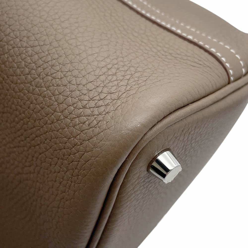 エルメス ピコタンロックPM タッチ エトゥープ/シルバー金具 トリヨンクレマンス/アリゲーターマット Z刻印