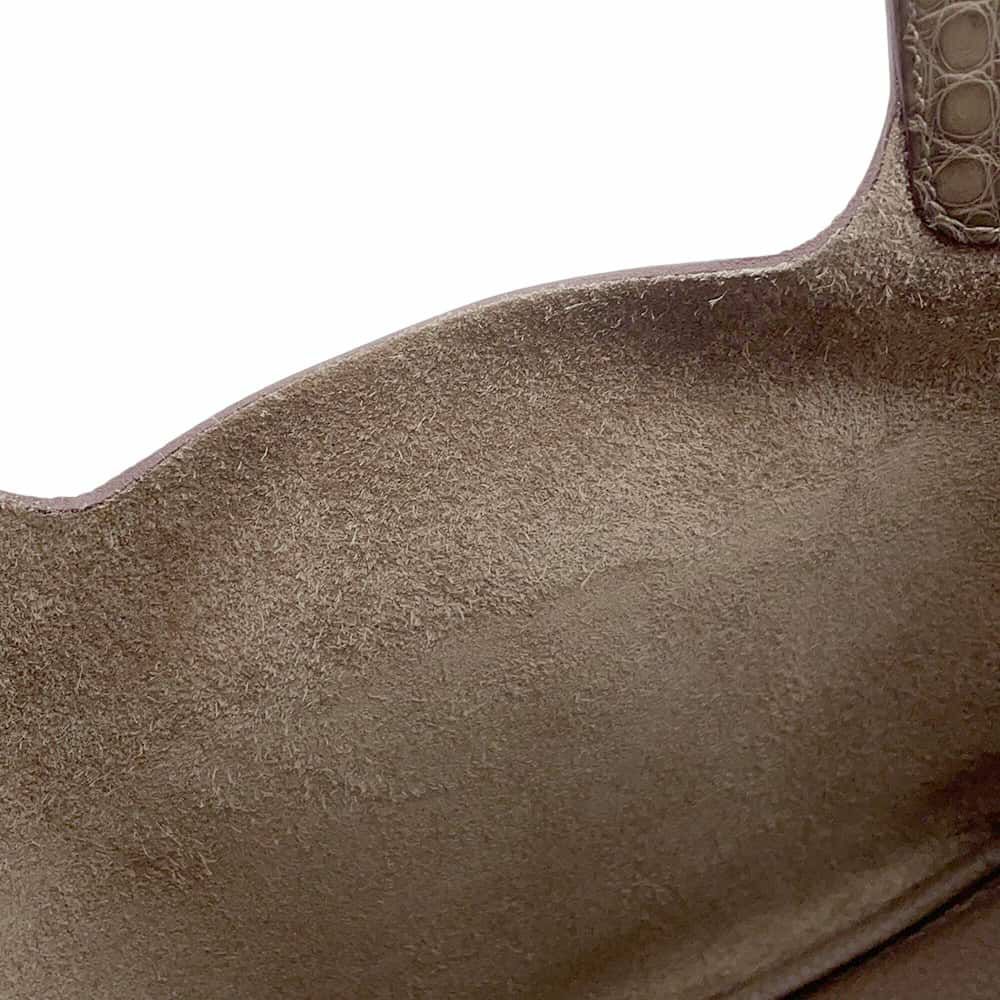 エルメス ピコタンロックPM タッチ エトゥープ/シルバー金具 トリヨンクレマンス/アリゲーターマット Z刻印