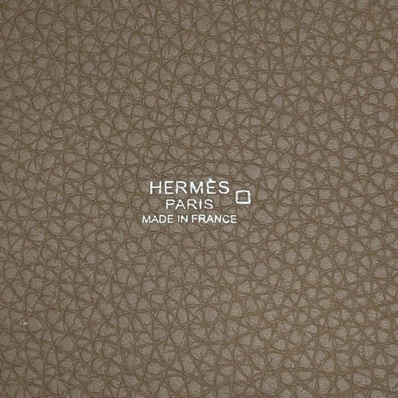 エルメス ピコタンロックPM タッチ エトゥープ/シルバー金具 トリヨンクレマンス/アリゲーターマット Z刻印