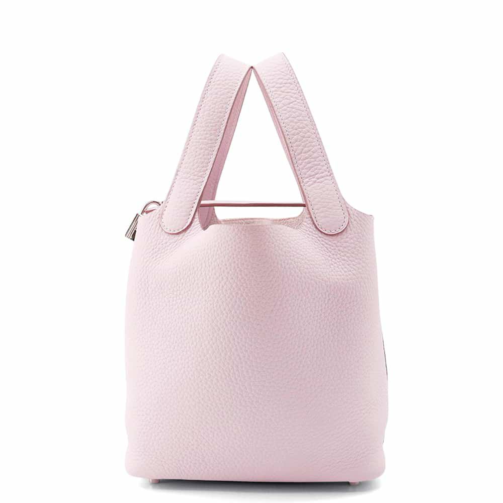 エルメス ハンドバッグ ピコタンロックPM モーヴペール/シルバー金具 トリヨンクレマンス W刻印