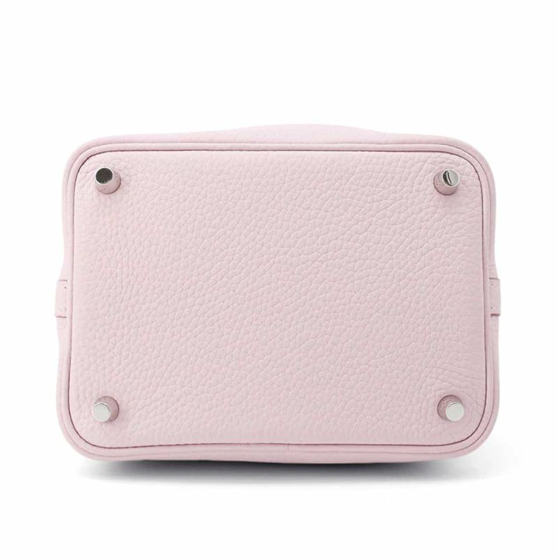 エルメス ハンドバッグ ピコタンロックPM モーヴペール/シルバー金具 トリヨンクレマンス W刻印