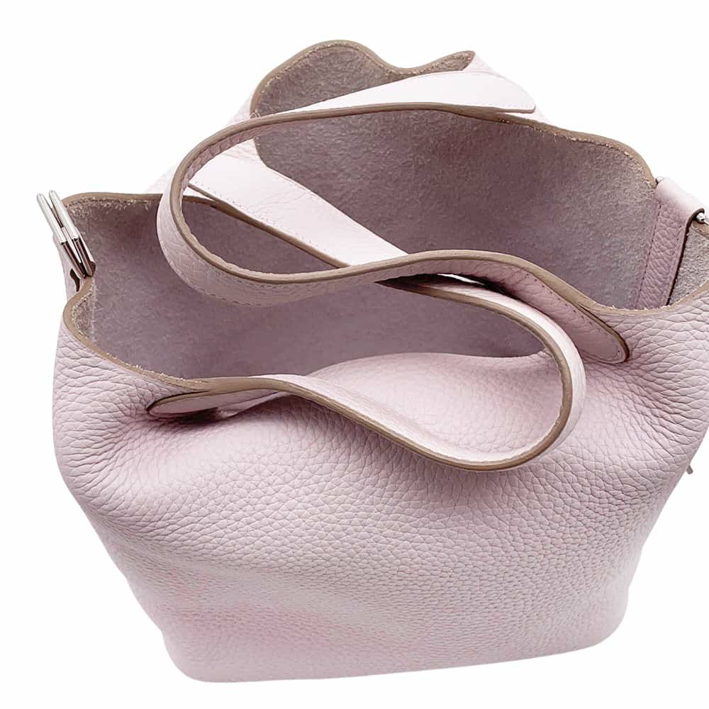 エルメス ハンドバッグ ピコタンロックPM モーヴペール/シルバー金具 トリヨンクレマンス W刻印