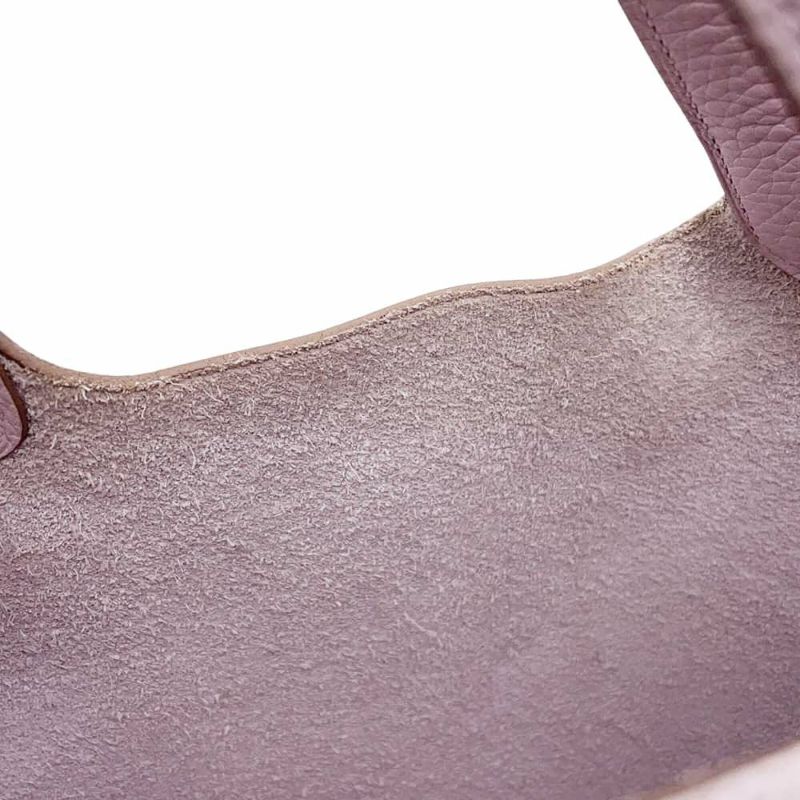 エルメス ハンドバッグ ピコタンロックPM モーヴペール/シルバー金具 トリヨンクレマンス W刻印
