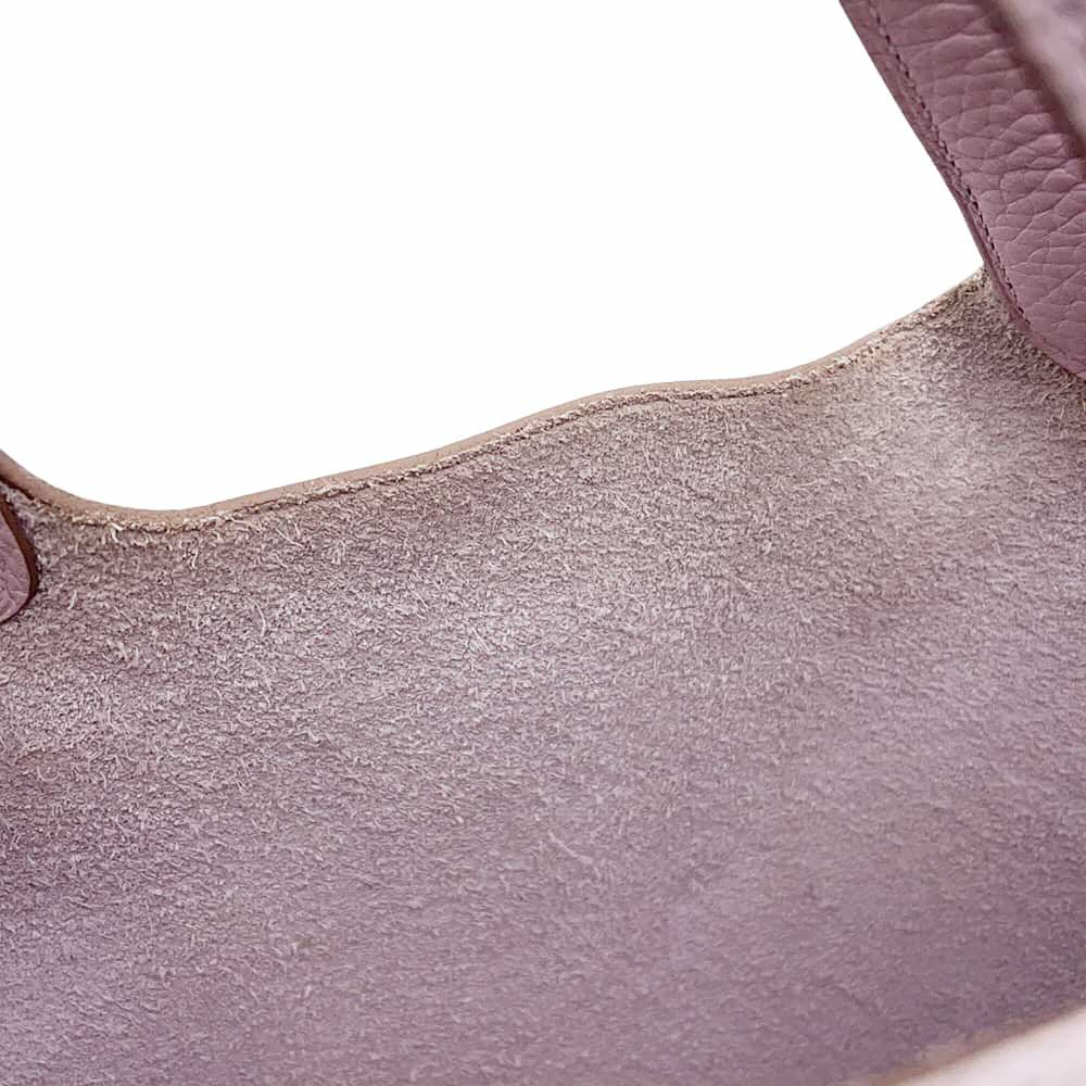 エルメス ハンドバッグ ピコタンロックPM モーヴペール/シルバー金具 トリヨンクレマンス W刻印