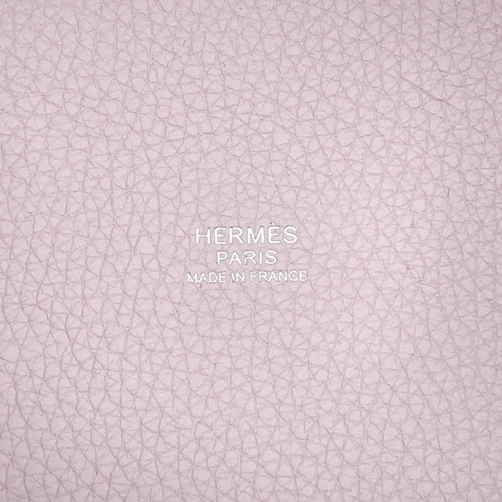 エルメス ハンドバッグ ピコタンロックPM モーヴペール/シルバー金具 トリヨンクレマンス W刻印