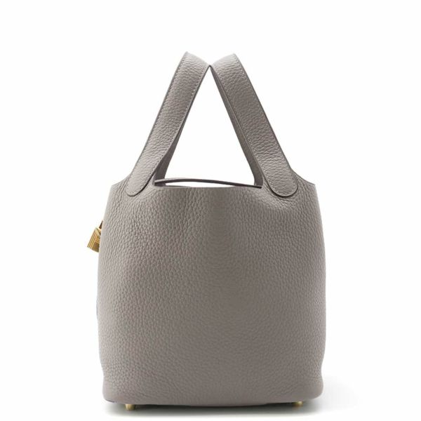 エルメス ハンドバッグ ピコタンロックPM グリメイヤー/ゴールド金具 トリヨンクレマンス U刻印