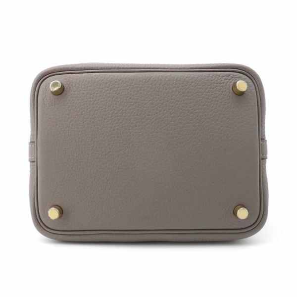 エルメス ハンドバッグ ピコタンロックPM グリメイヤー/ゴールド金具 トリヨンクレマンス U刻印