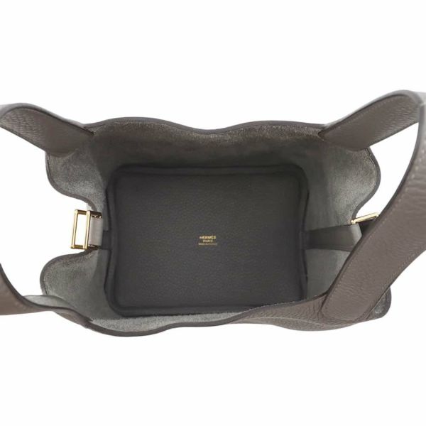 エルメス ハンドバッグ ピコタンロックPM グリメイヤー/ゴールド金具 トリヨンクレマンス U刻印
