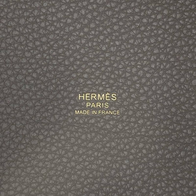 エルメス ハンドバッグ ピコタンロックPM グリメイヤー/ゴールド金具 トリヨンクレマンス U刻印