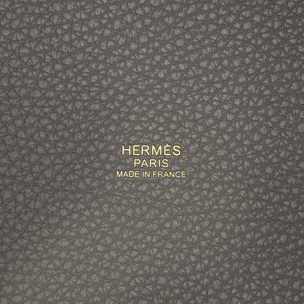 エルメス ハンドバッグ ピコタンロックPM グリメイヤー/ゴールド金具 トリヨンクレマンス U刻印