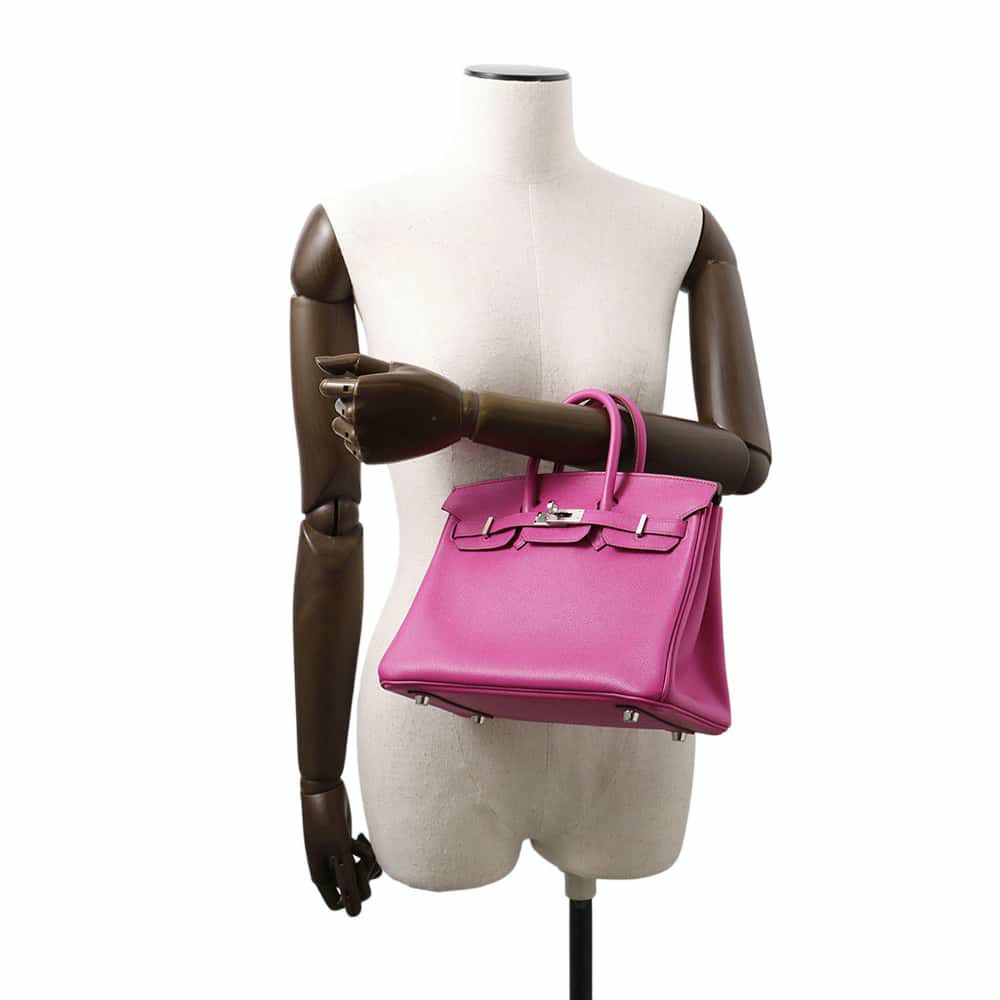 エルメス バーキン25 ヴェルソ マグノリア/シエンヌ/シルバー金具 トリヨンノビーヨ Z刻印 HERMES Birkin ハンドバッグ