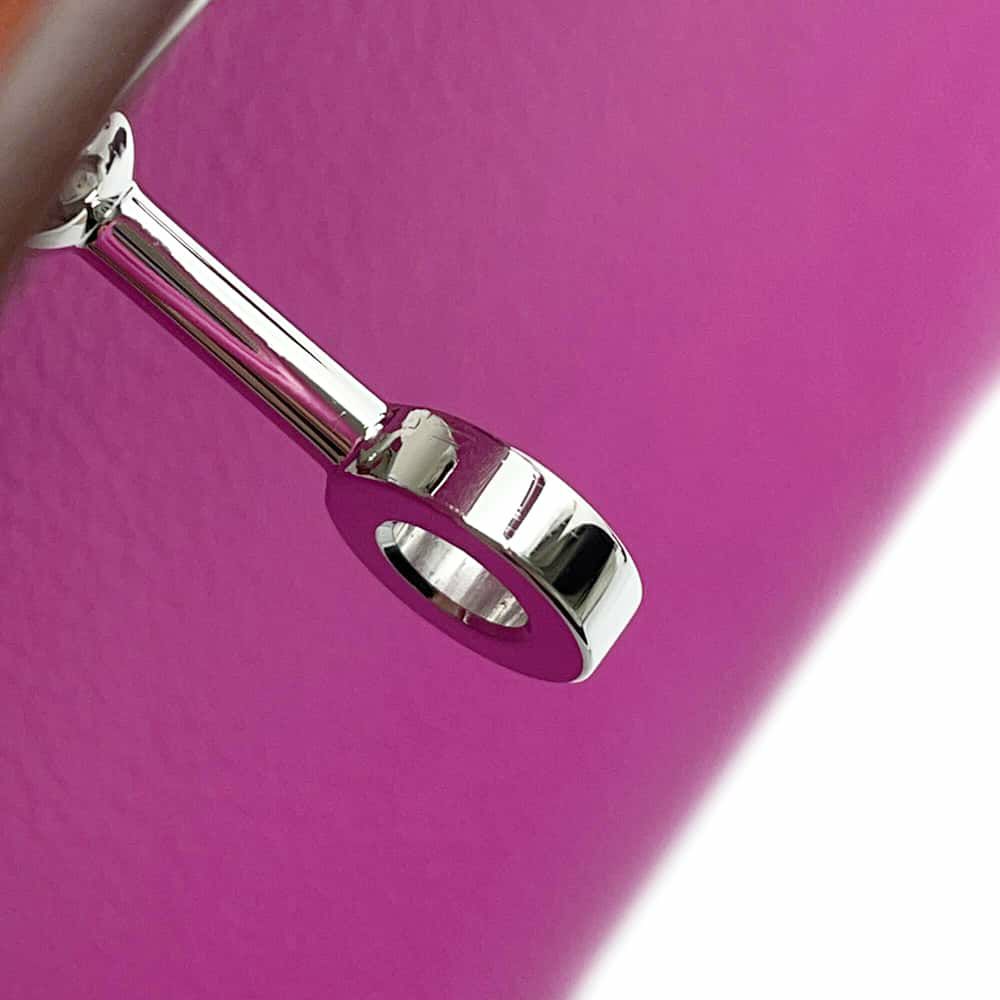 エルメス バーキン25 ヴェルソ マグノリア/シエンヌ/シルバー金具 トリヨンノビーヨ Z刻印 HERMES Birkin ハンドバッグ