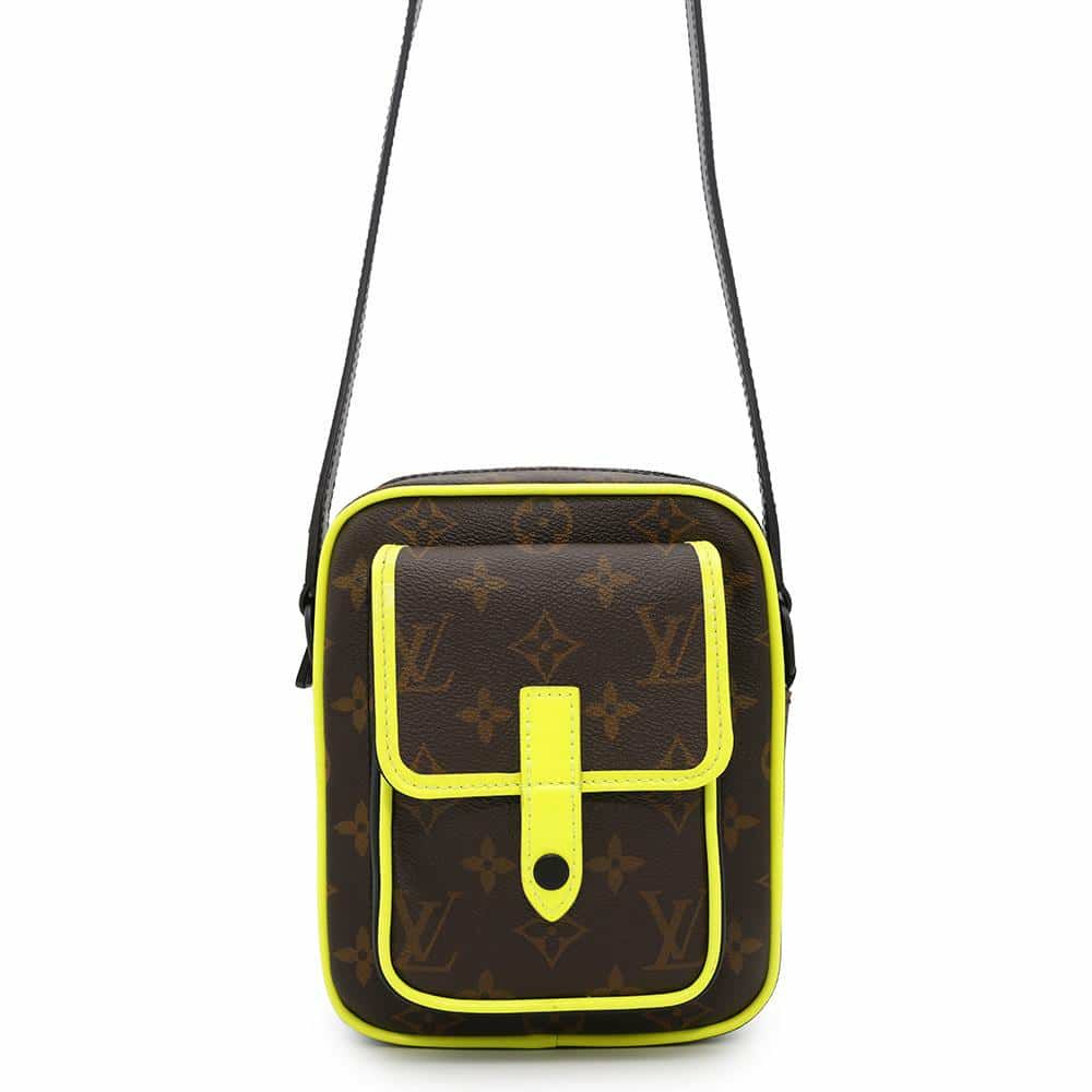 ルイヴィトン ショルダーバッグ モノグラム・マカサー クリストファー・ウエアラブルウォレット M80793 バッグ ブラック 黒