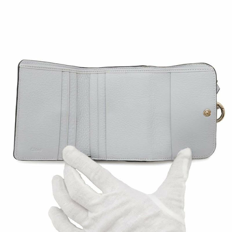 クロエ 三つ折り財布 アルファベット スモールトリフォールド CHC21WP718F574E7 Chloe 財布 アウトレット品