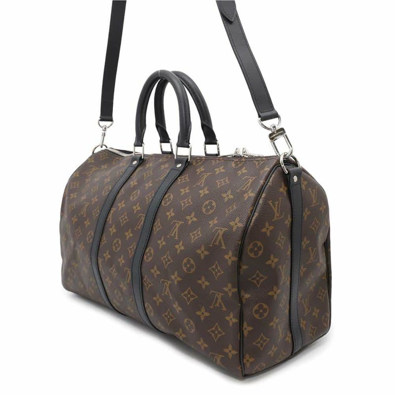 ルイヴィトン ボストンバッグ モノグラム・マカサー キーポル・バンドリエール45 M56711 LOUIS VUITTON 旅行 トラベル