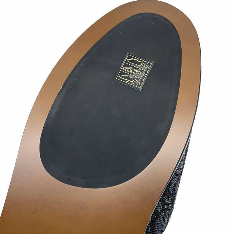 クリスチャン・ディオール サンダル オブリーク ビーズ レザー メンズサイズ41 1/2 3SV097ZCC Dior トロッター スリッパ 靴 黒