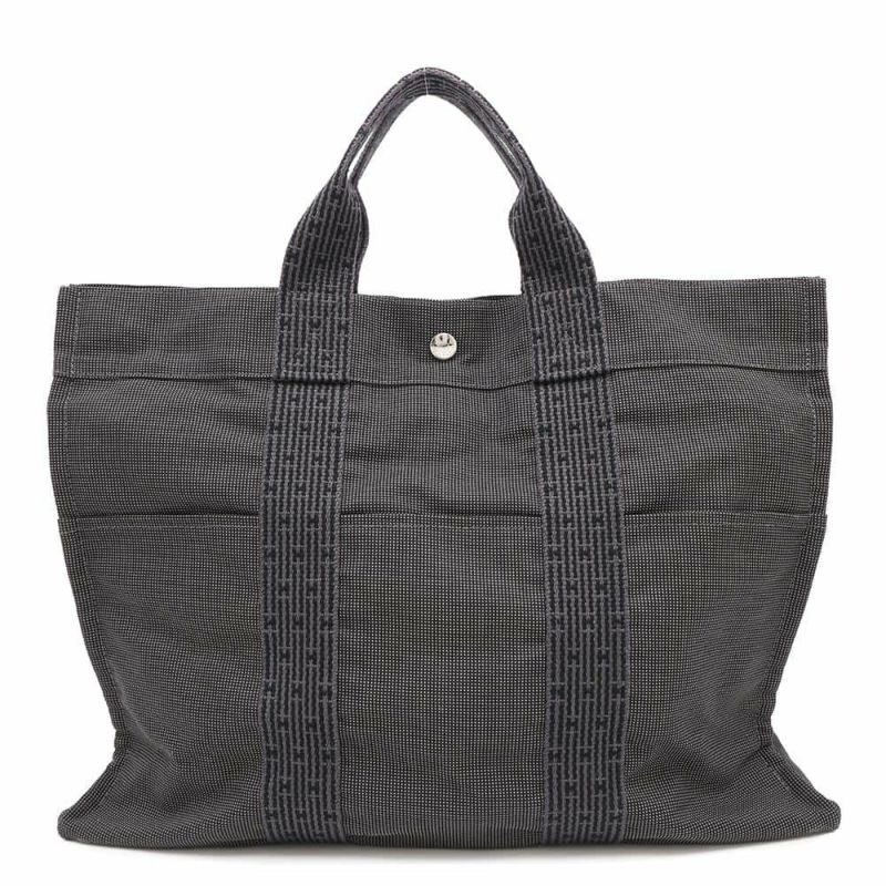 エルメス ハンドバッグ エールライントートMM キャンバス HERMES バッグ トートバッグ