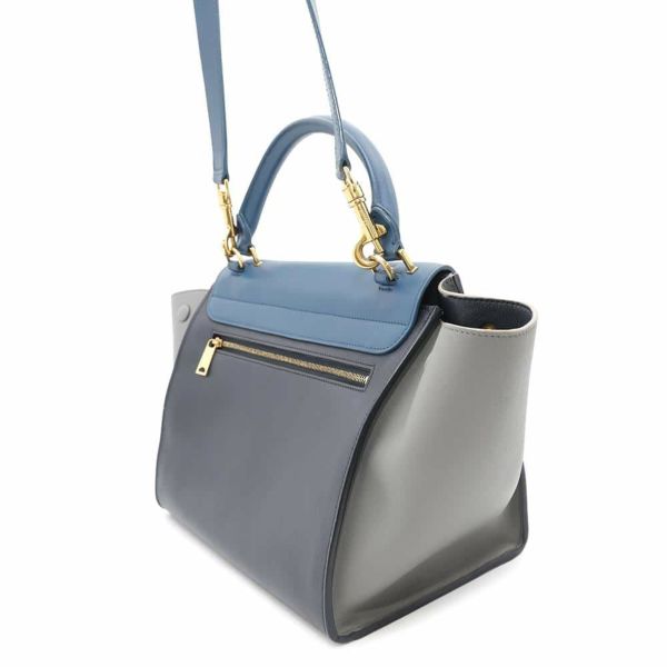 セリーヌ ハンドバッグ トラペーズ レザー CELINE バッグ 2way