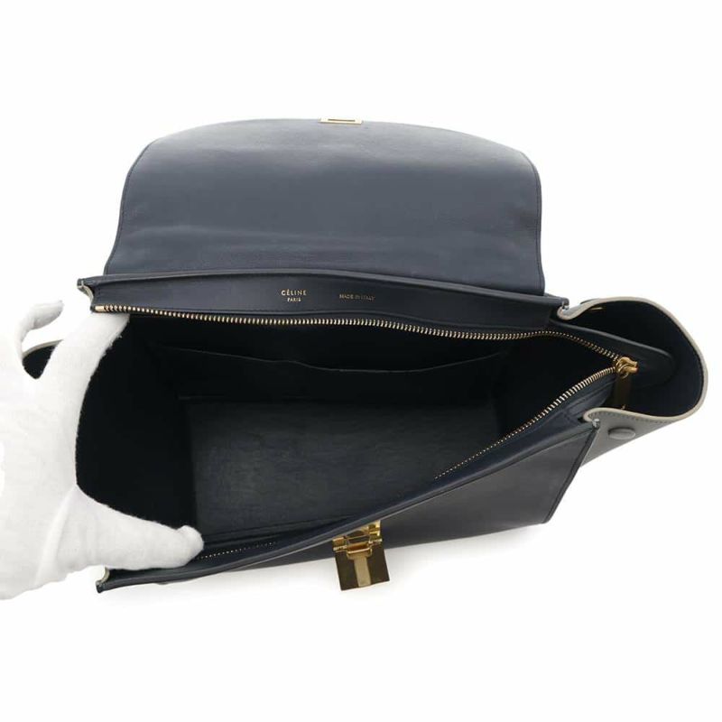 セリーヌ ハンドバッグ トラペーズ レザー CELINE バッグ 2wayショルダーバッグ