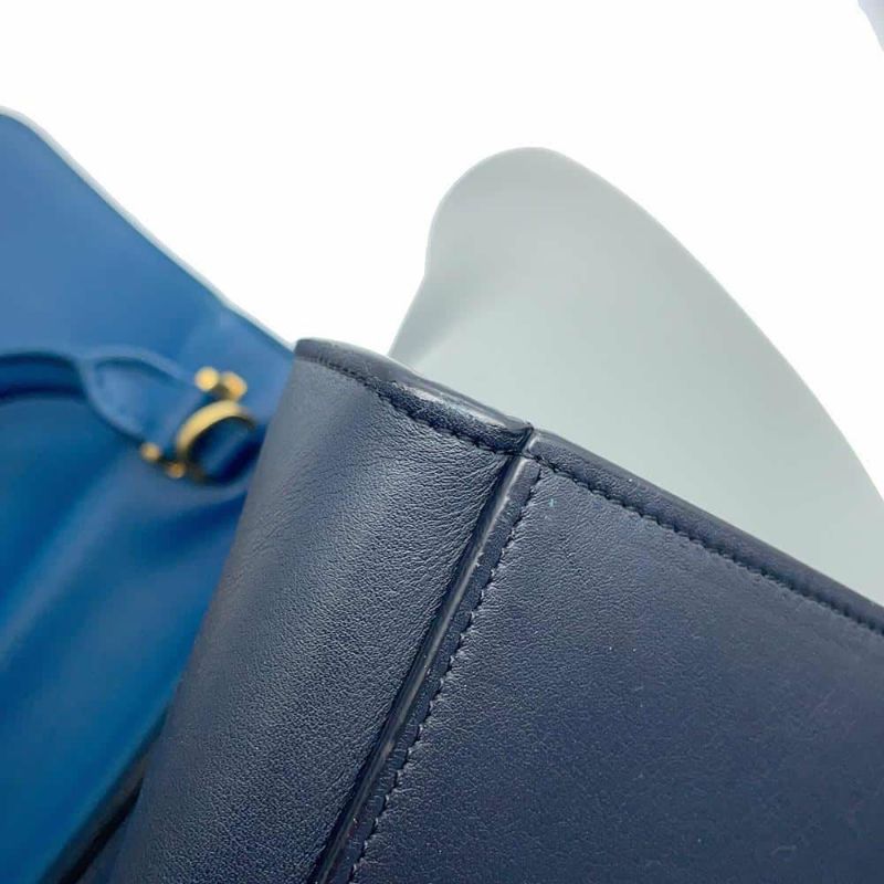 セリーヌ ハンドバッグ トラペーズ レザー CELINE バッグ 2wayショルダーバッグ